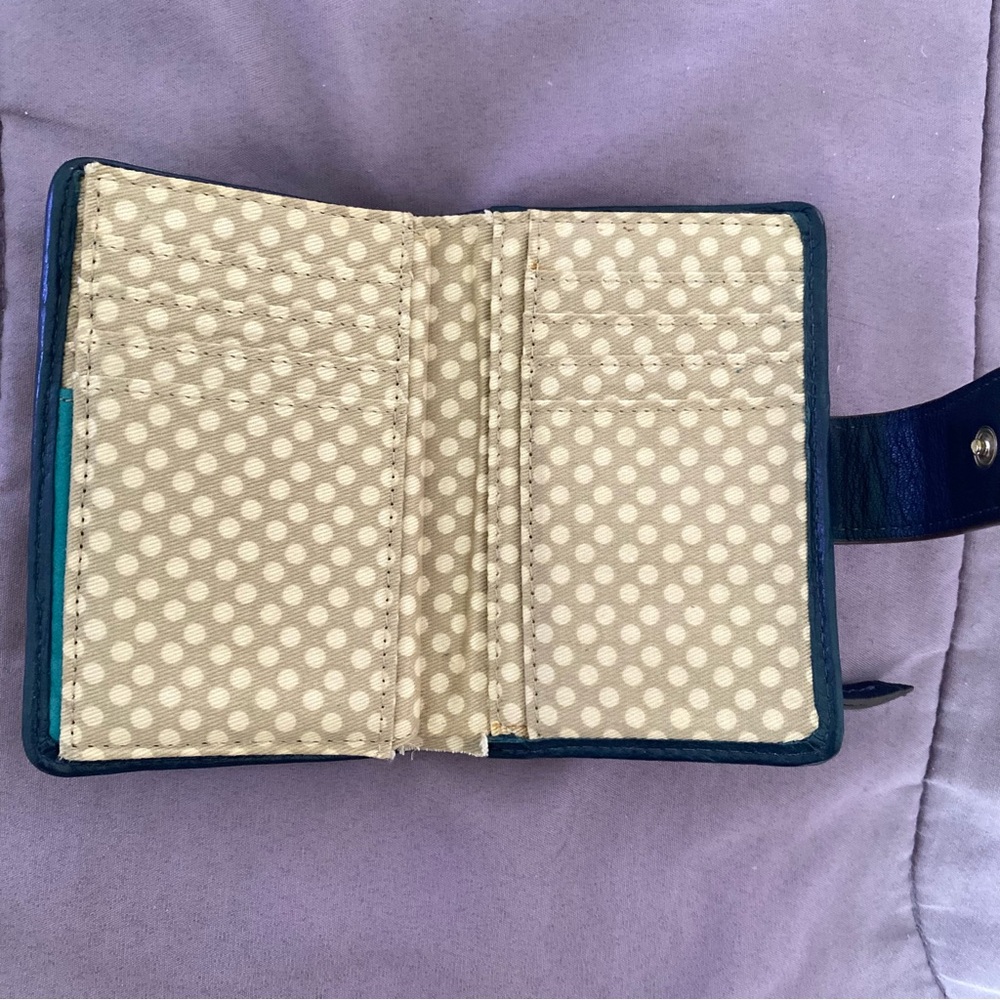 Fossil Ruby Short Wallet Patchwork Rare Item - image 3